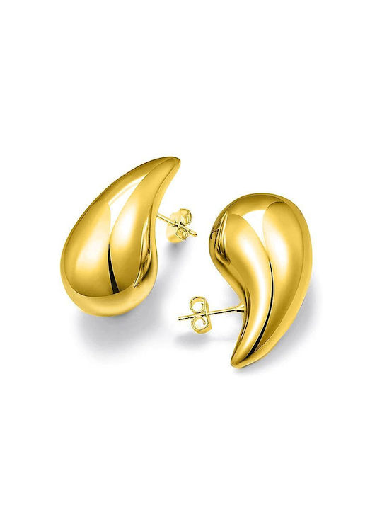 Amor Amor Earrings Dangling made of Steel Gold Plated