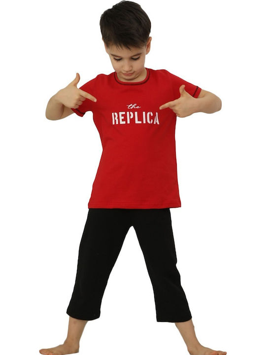 Sexen Kids' Pajamas Summer Cotton Black