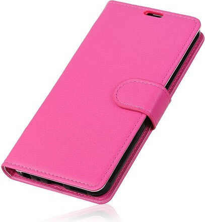 Halterung Brieftasche Leder Fuchsie (Xperia 10)