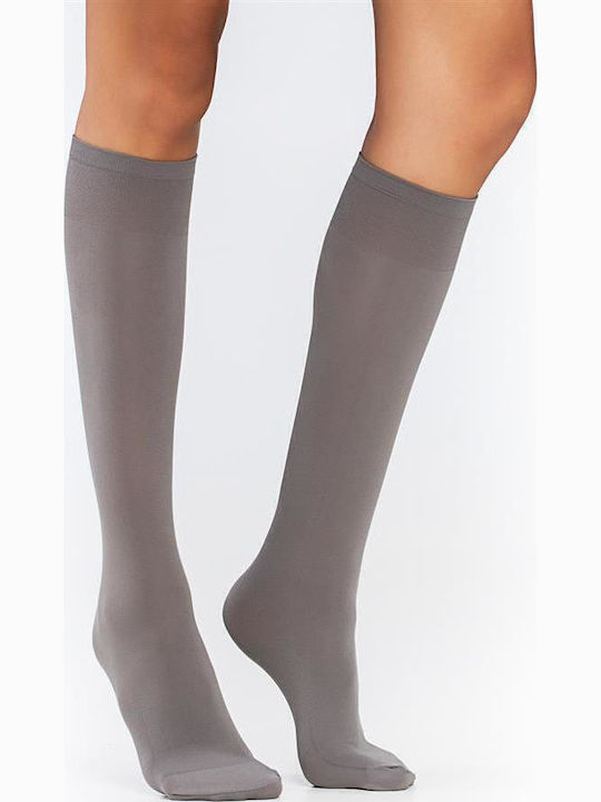 Inizio Sento Women's Socks 100 Den Gray