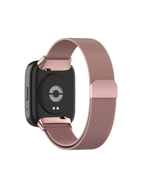 Lite Milan Armband Rostfreier Stahl Rosa (Redmi Uhr 3 Active)