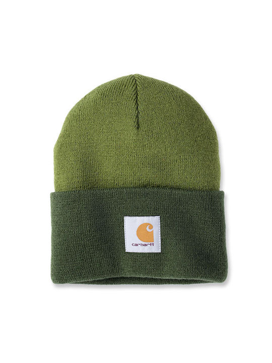 Carhartt Beanie Unisex Σκούφος Πλεκτός σε Πράσινο χρώμα