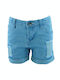 Kinder-Shorts/Bermudas Stoff Denim.
