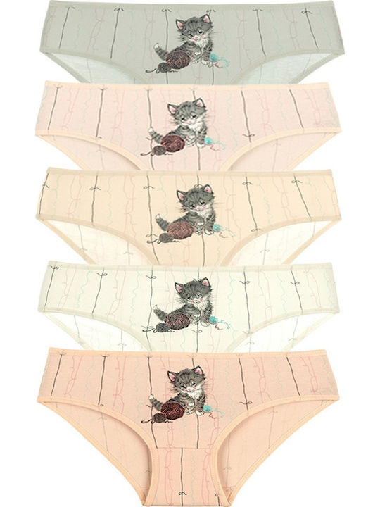 Donella Kids' Set with Briefs Multicolored 5pcs