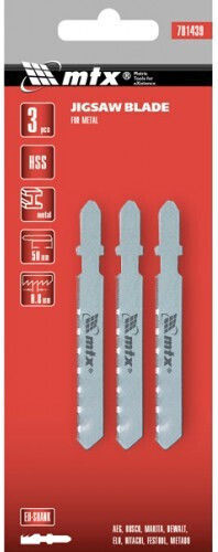 MTX Jig Saw Blade for Metal 50mm 3pcs 781479
