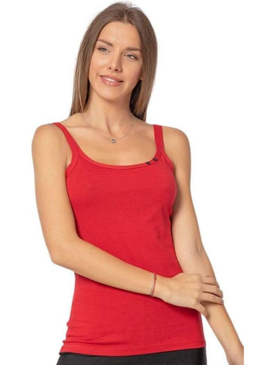 С тънки презрамки Red Дамско тениска