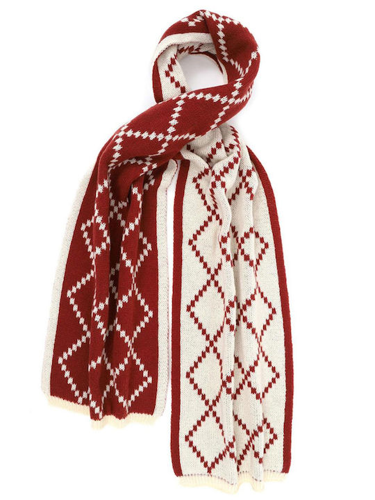 Doca Women's Wool Scarf Ecru