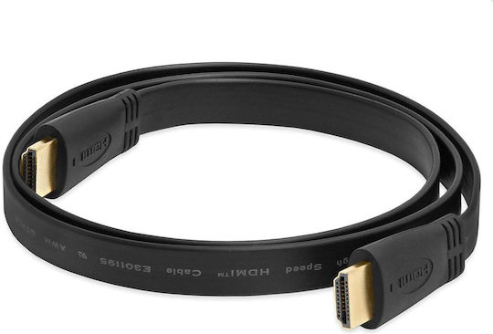 HDMI 2.0 Premium High Speed 4K 60Hz HDR Flat HDMI Cable HDMI Male - HDMI Male 1.5m Black