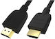 Techly HDMI 2.0 Premium High Speed 4K 60Hz HDR Cable HDMI male - HDMI male 3m Μαύρο