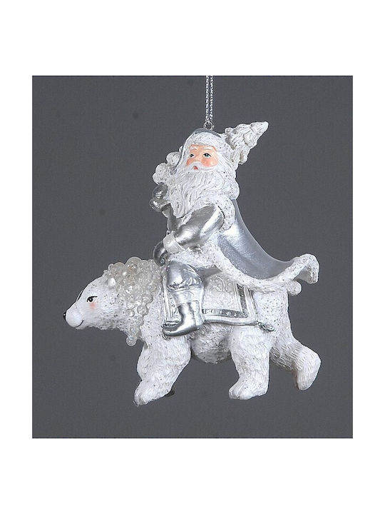 A Christmas Plastic Santa Claus Ornament