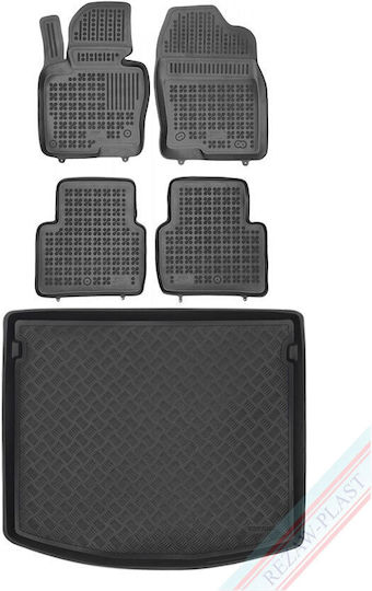 Rezaw Plast Set of Front and Rear Mats 5pcs for Mazda CX-5 2019+ Black