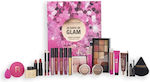 Revolution Beauty Glam Makeup Set Advent Calendar for Face, Eyes, Lips & Eyebrows
