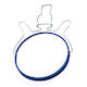 Makeup Mirror 12x12cm Blue