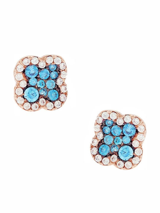 Art d or Earrings made of White Gold with Stones