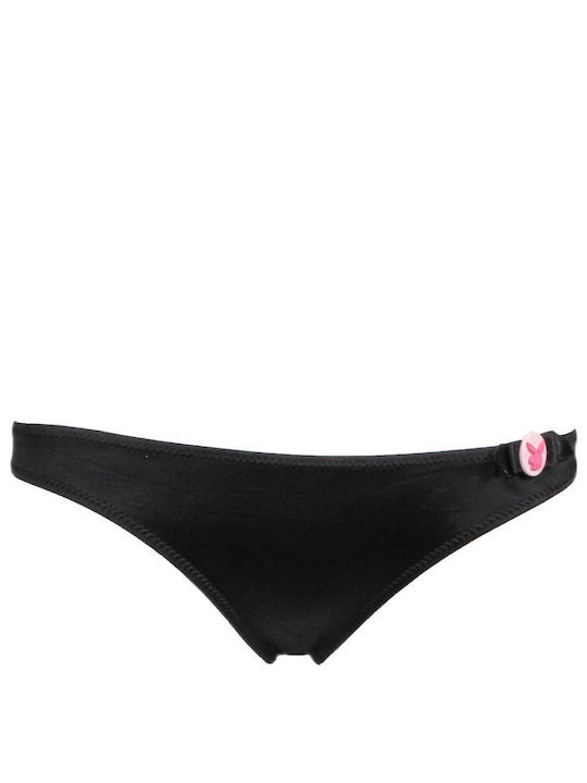 Playboy Damen Slip Schwarz