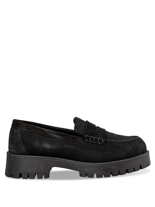 Envie Shoes Women's Moccasins in Black Color