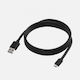 Manhattan Regular USB 2.0 to micro USB Cable Μαύρο 1m (216237)