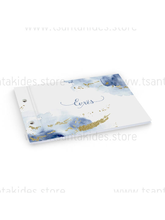 Tsantakides Wedding Wish Book Blue