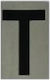 Ergo T Placă cu Literă 6cm 572410.0082