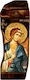 IconsGR Εικόνα Архангел Михаил Дърво 37x14см.