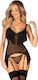 Obsessive Sherila Sexy Corset Black