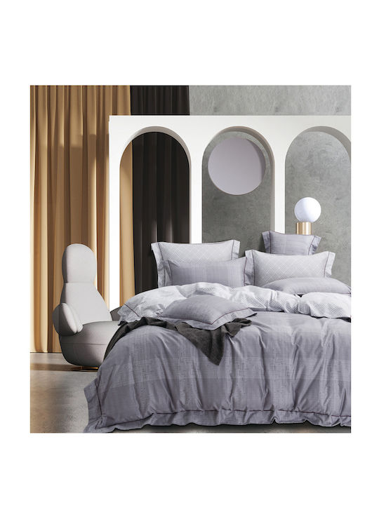 Mc Decor Πάπλωμα Υπέρδιπλο 230x250εκ. Dark Grey (#2023/8)