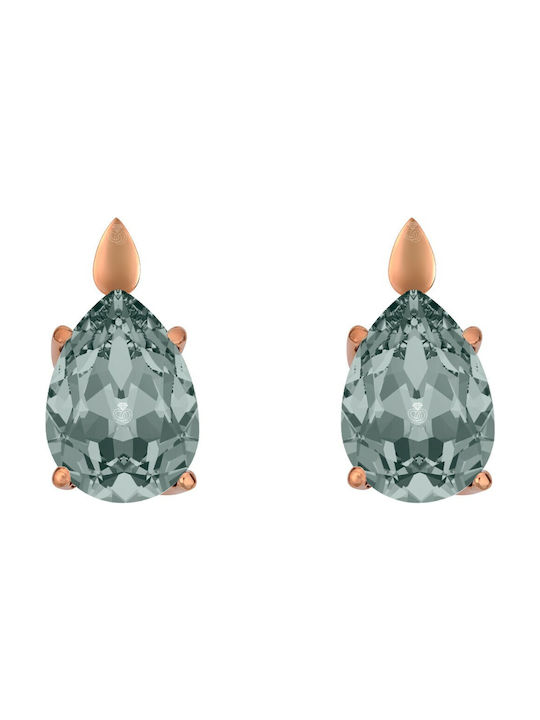 Verorama Earrings made of Silver Gold Plated with Stones