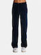 Pantaloni de Trening cu pantaloni evazati Catifea Black