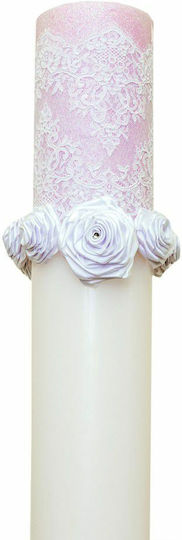 Wedding Tapered Lamp with Lace