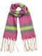 Verde Women's Wool Scarf Pink