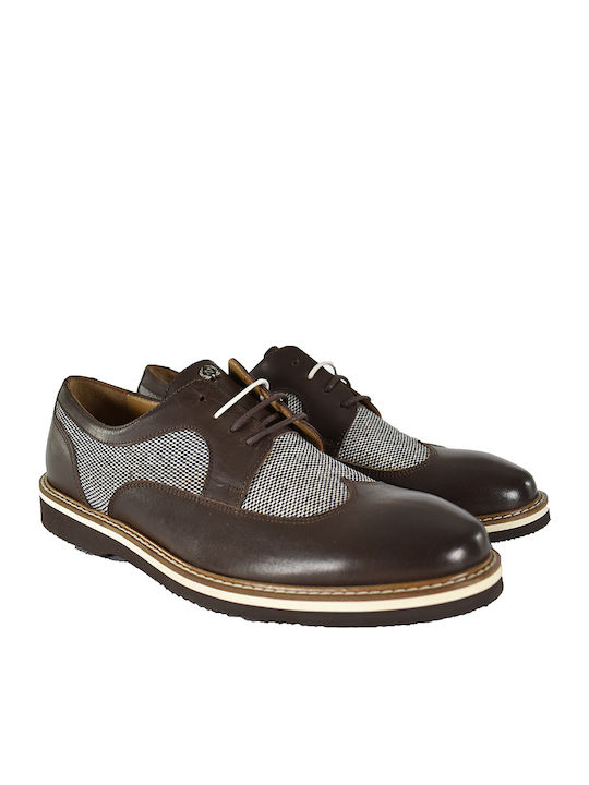 Men's Leather Casual Shoes Brown