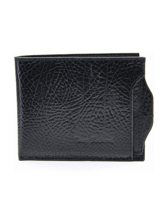 Δερμάτινα 100 Men's Leather Coin Wallet Black