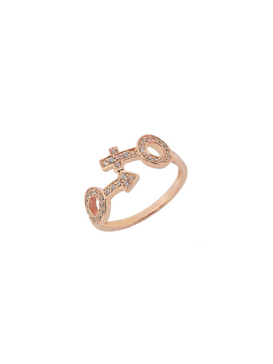 Women's Ring from Silver Gold Plated