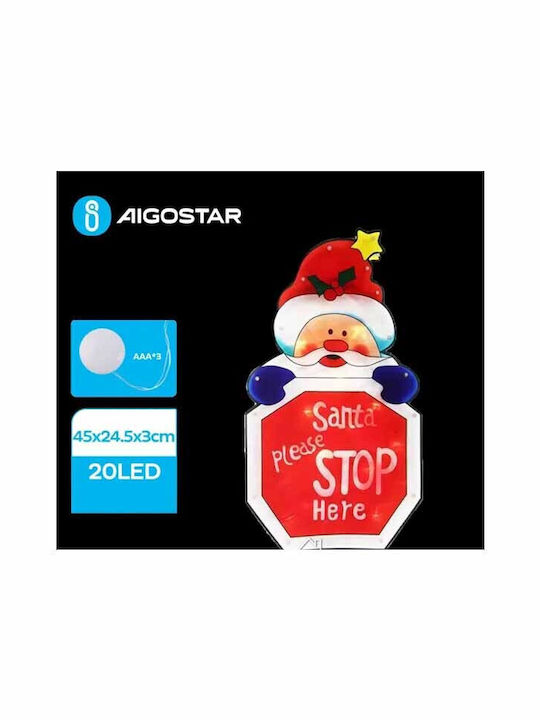 Aigostar Φωτιζόμενη Χριστουγεννιάτικη Πλαστική Φιγούρα Ύψους 45εκ.