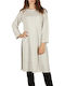 Cotton Tunic Long Sleeve Gray