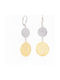 Earrings Pendants made of Silver Gold Plated