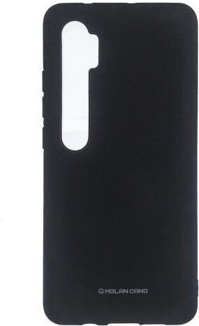 Molan Cano Βελούδινη Υφή Back Cover Σιλικόνης Μαύρο (Xiaomi Mi Note 10 / Mi Note 10 Pro)