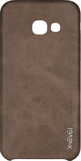 iPaky Back Cover Σετ με Τζαμάκι Καφέ (Galaxy A5 2017)