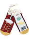 Warner Bros Kids' Socks Non-Slip White