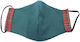 LiebeQueen Protective Mask Fabric Green 2MA161-2 1pcs