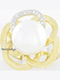 Visetti Damen Ring mit Zirkonia aus Silber Vergoldet