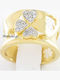 Visetti Damen Ring mit Zirkonia aus Silber Vergoldet