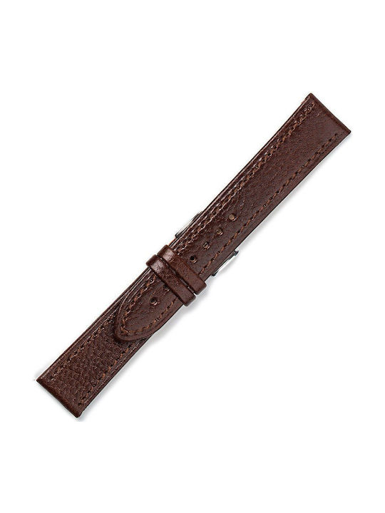 KOSTELO Leather Strap Brown 20mm