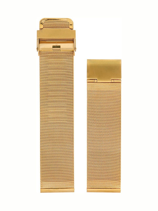 Vitopoulos Metallic-Armband Gelb 12mm