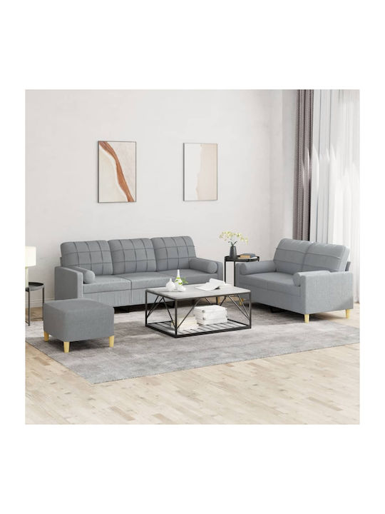 Σετ Σαλονιού 3-Seater & 2-Seater & Stool