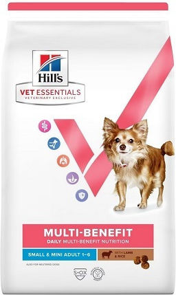 Hill's Vet Essentials Multi-benefit 2kg Ξηρά Τροφή Σκύλων Μικρόσωμων Φυλών με Αρνί