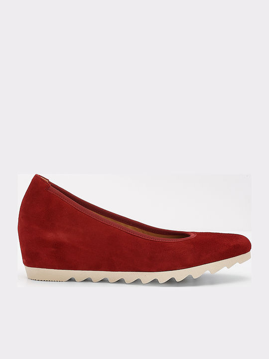 Damen Ballerinas in Rot Farbe