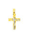 Xrisokosmima Herren Gold Kreuz 14K