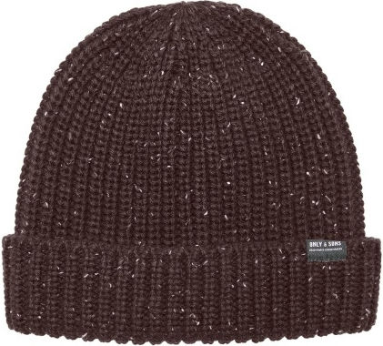 Beanie Männer Beanie Gestrickt in Braun Farbe