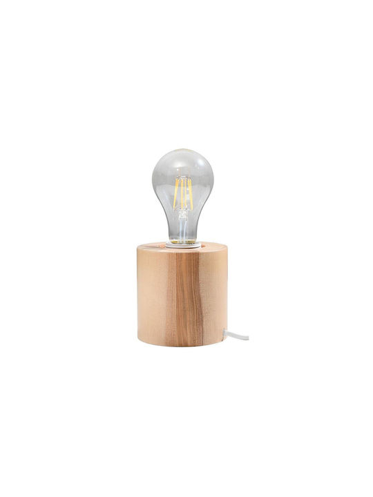 Sollux Tischlampe Dekorative Lampe mit Fassung für Lampe E27 Beige